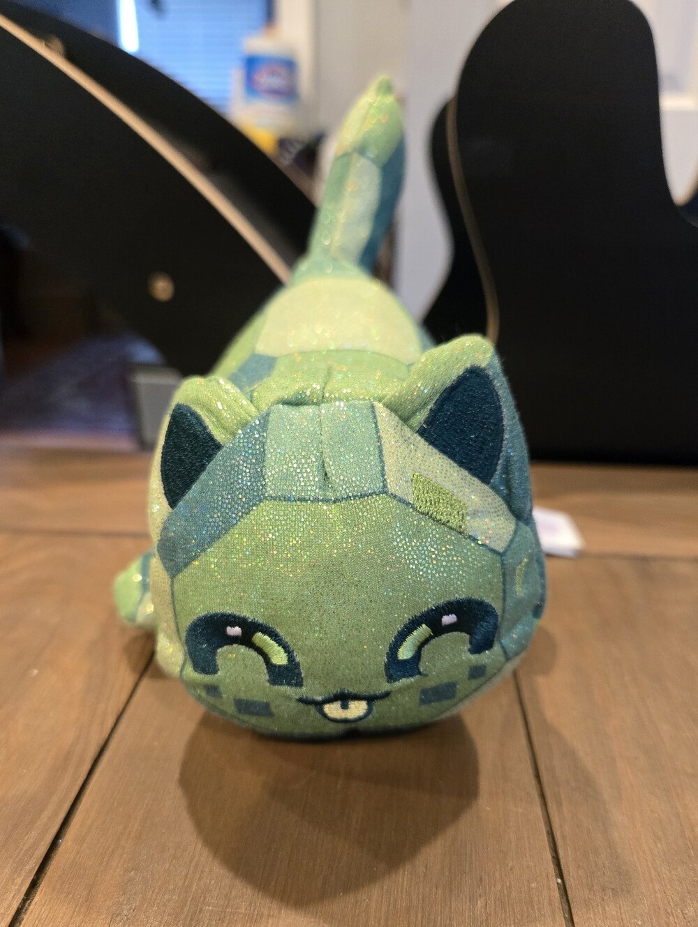 Aphmau MeeMeows Emerald Green Cat Plush Celestial Litter 4